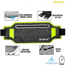 Pochete Esportiva Fitness para Celular até 7" polegadas Resistente à Água BM-F902 B-Max - Verde